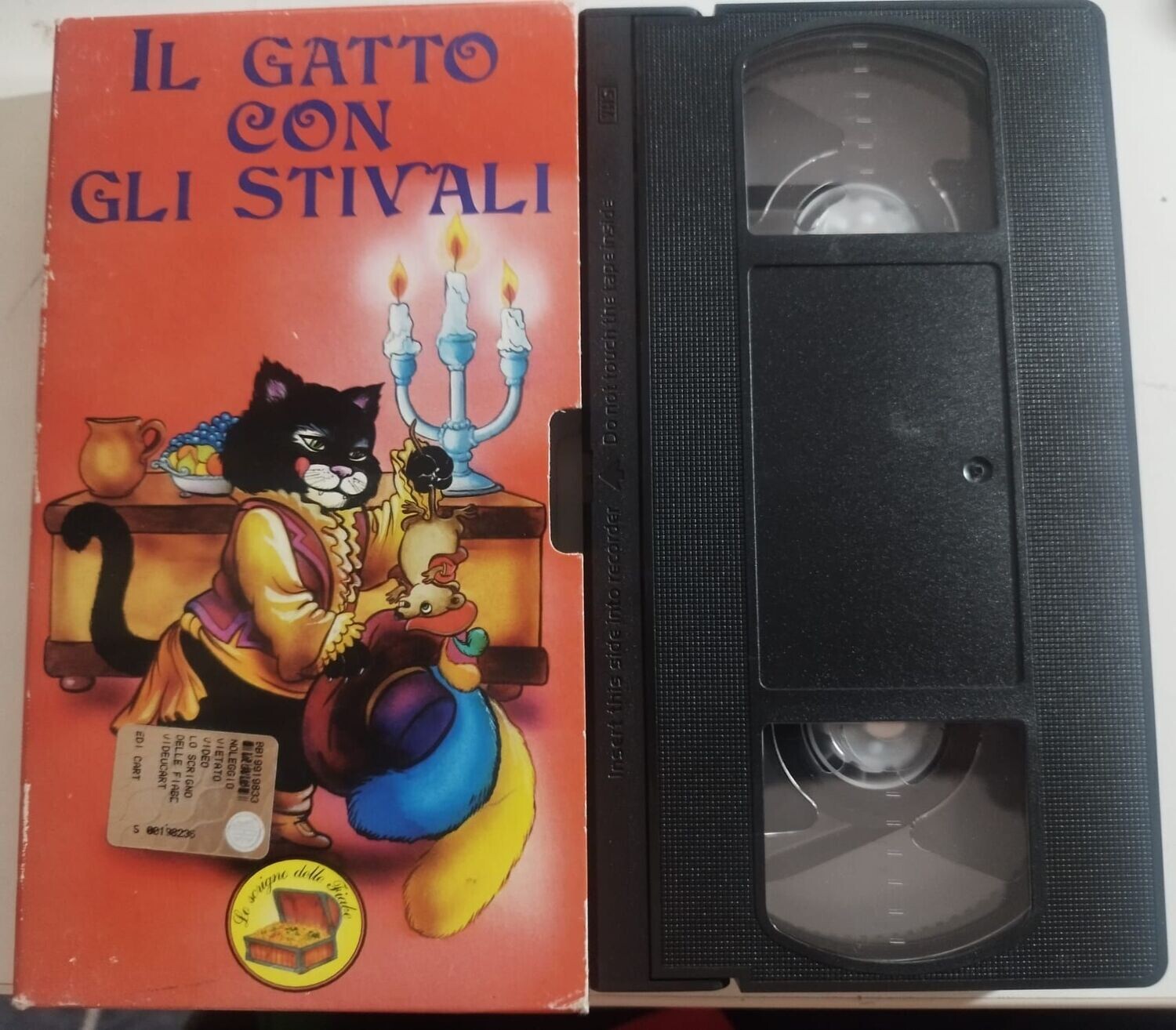 TeknoFilm - VHS - Lo scrigno delle fiabe - IL GATTO CON GLI STIVALI di A.A.V.V. (1990) - LEGOCART (INEDITO IN DVD)