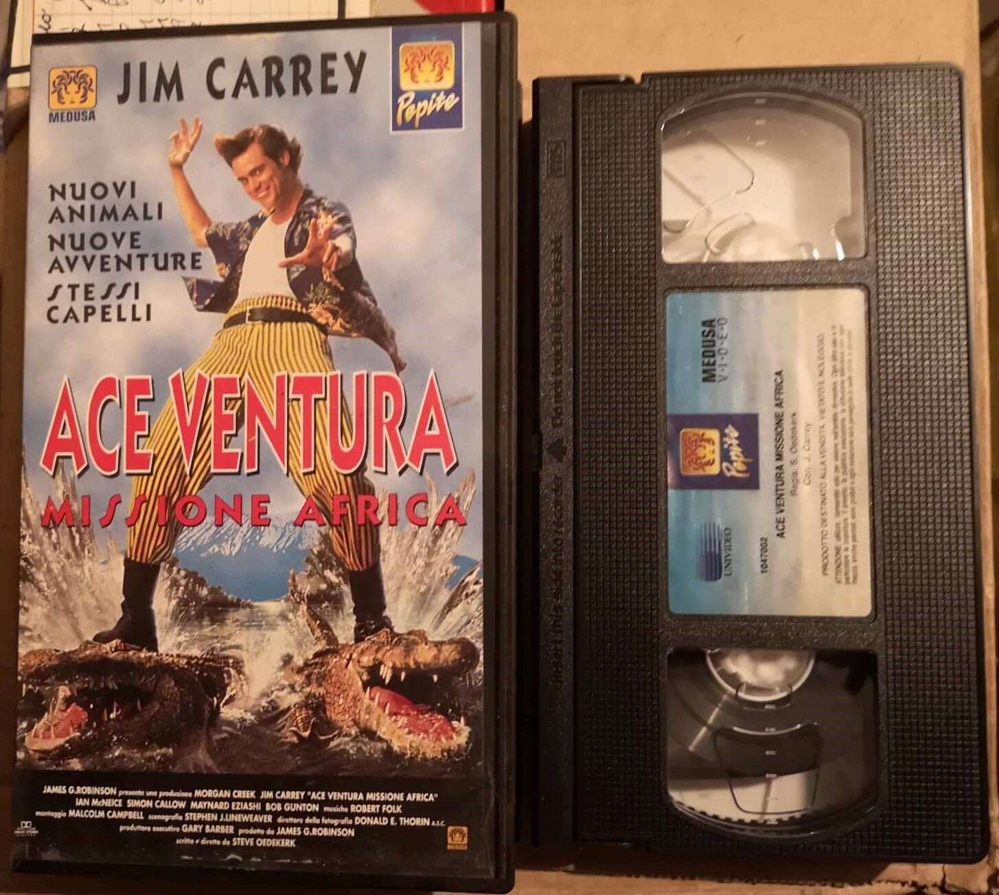 TeknoFilm - VHS - ACE VENTURA - MISSIONE AFRICA di Steve Oedekerk (1995) - MEDUSA