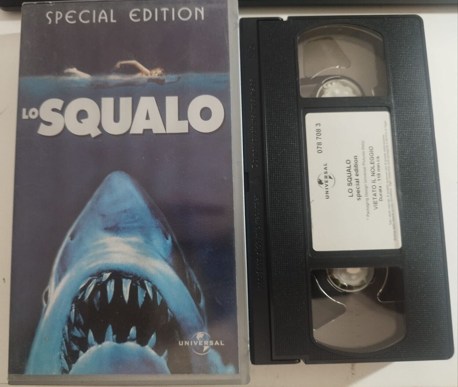 TeknoFilm - VHS - LO SQUALO (SPECIAL EDITION) di Steven Spielberg (1975) - UNIVERSAL