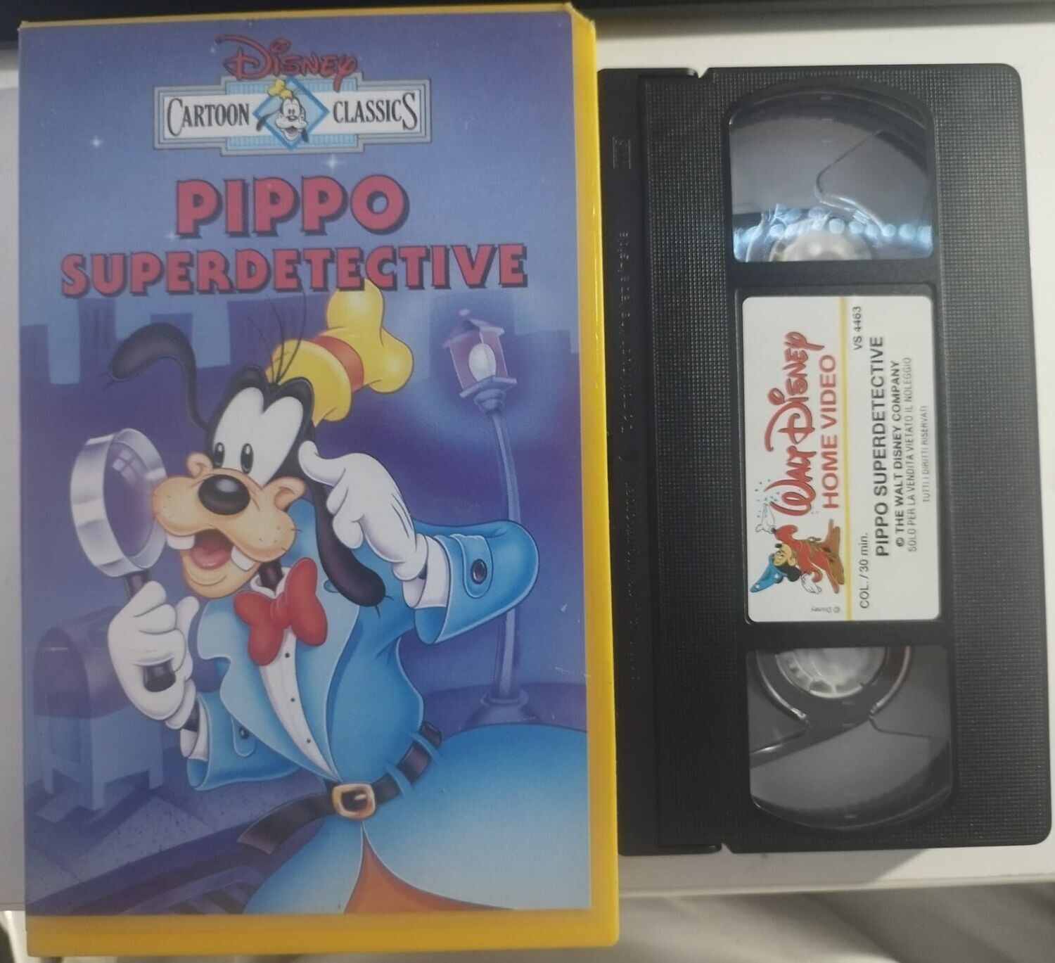 TeknoFilm - VHS - PIPPO SUPERDETECTIVE di Jack Kinney (1952) - WALT DISNEY (INEDITO IN DVD)