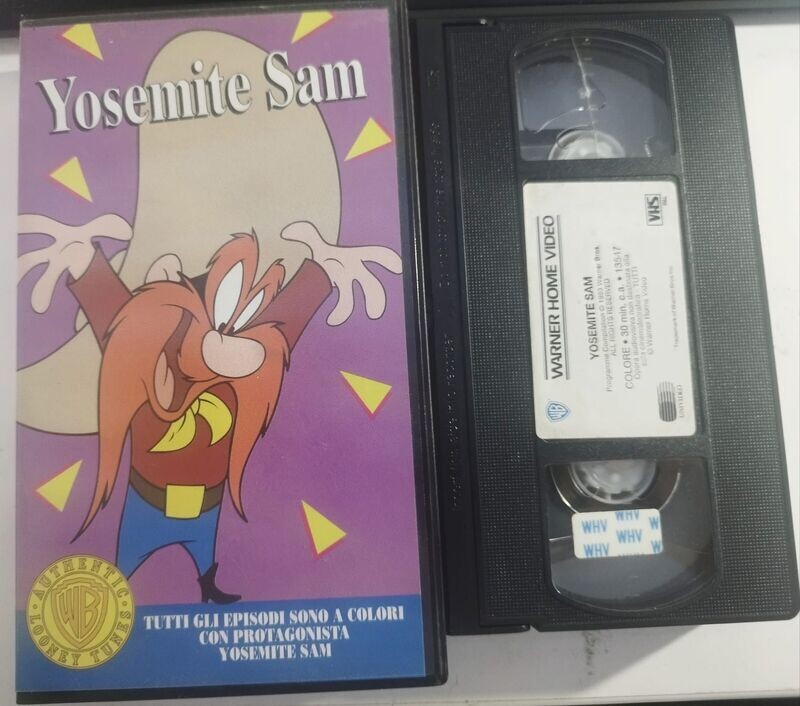 TeknoFilm - VHS - YOSEMITE SAM di A.A.V.V. (1994) - WARNER BROS (INEDITO IN DVD)