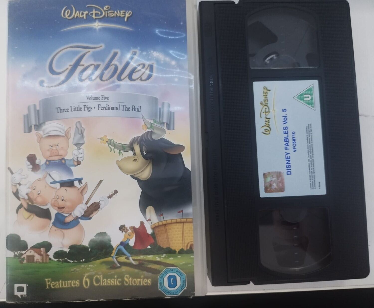 VHS - FABLES Vol. 05 (Lingua Inglese) di A.A.V.V. (1991) - WALT DISNEY
 (INEDITO IN DVD)
