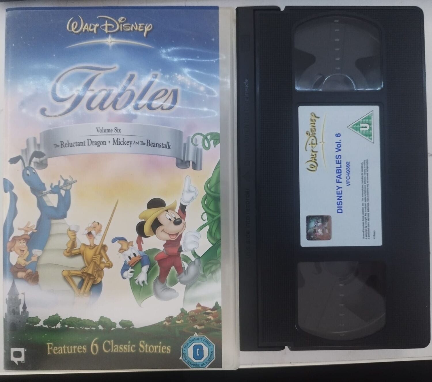 VHS - FABLES Vol. 06 (Lingua Inglese) di A.A.V.V. (1991) - WALT DISNEY
 (INEDITO IN DVD)