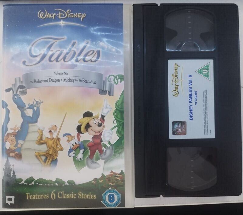 VHS - FABLES Vol. 06 (Lingua Inglese) di A.A.V.V. (1991) - WALT DISNEY
 (INEDITO IN DVD)
