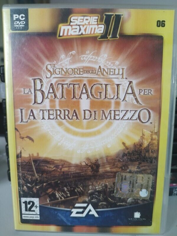 TeknoFilm - Videogames PC - IL SIGNORE DEGLI ANELLI - LA BATTAGLIA PER LA TERRA DI MEZZO (2004) - GAZZETTA DELLO SPORT