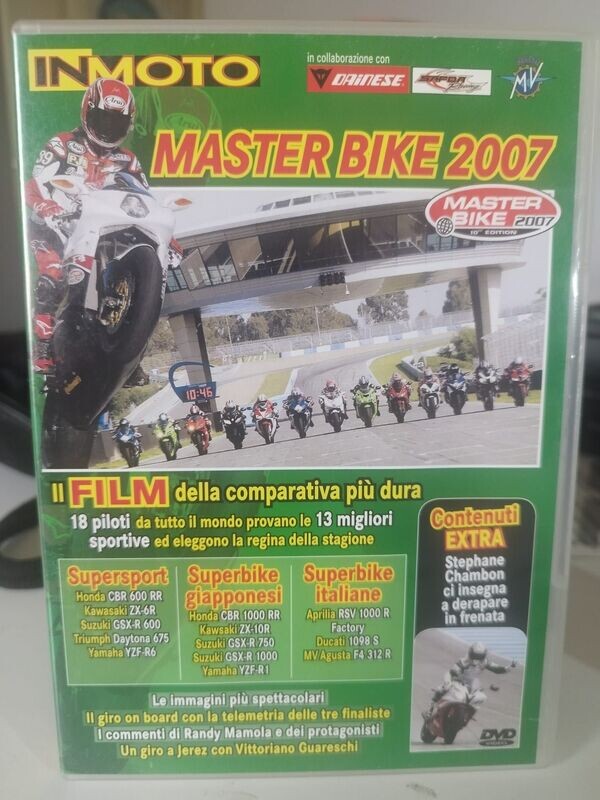 TeknoFilm - DVD - IN MOTO - MASTER BIKE 2007 - Supersport + Superbike giapponesi + Superbike italiane (2008) - CONTI EDITORE