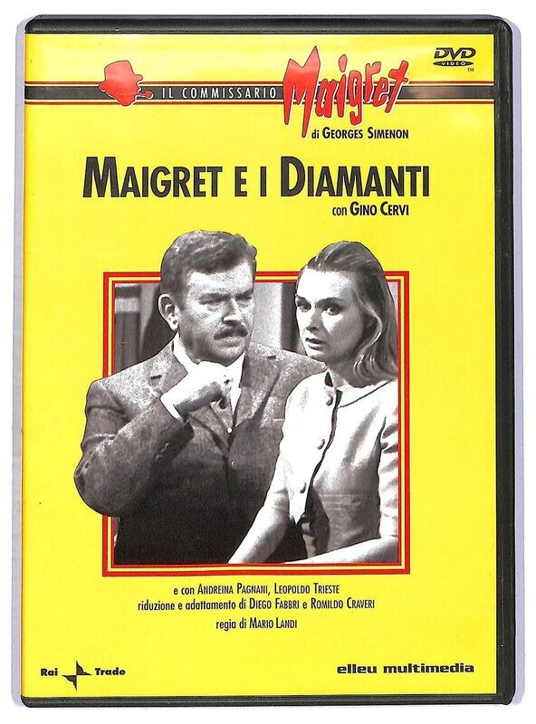 TeknoFilm – DVD - Le inchieste del commissario Maigret - MAIGRET E I DIAMANTI di Mario Landi (1968) - ELLE U MULTIMEDIA