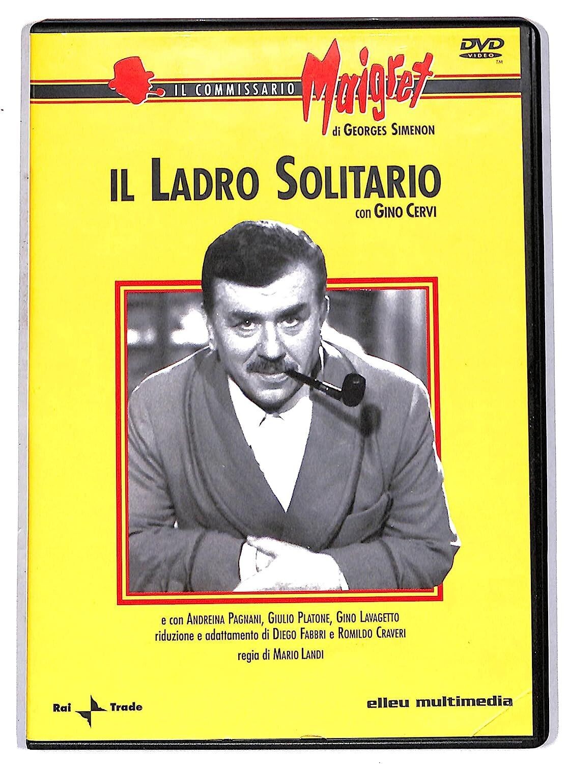 TeknoFilm – DVD - Le inchieste del commissario Maigret - IL LADRO SOLITARIO di Mario Landi (1972) - ELLE U MULTIMEDIA
