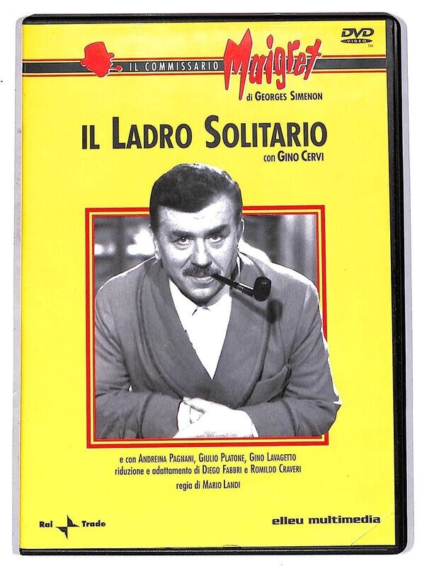 TeknoFilm – DVD - Le inchieste del commissario Maigret - IL LADRO SOLITARIO di Mario Landi (1972) - ELLE U MULTIMEDIA