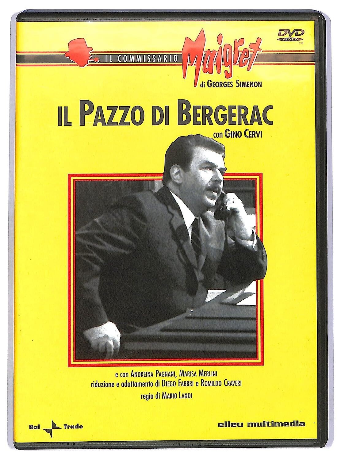 TeknoFilm - DVD - Le inchieste del commissario Maigret - IL PAZZO DI BERGERAC di Mario Landi (1972) - ELLE U MULTIMEDIA