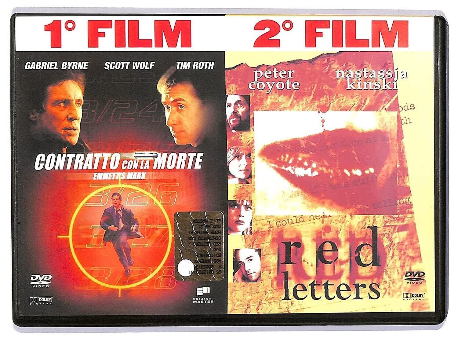 TeknoFilm - 1 DVD (2 Film) - Contratto con la morte + Red letters (2000) - EDIZIONI MASTER