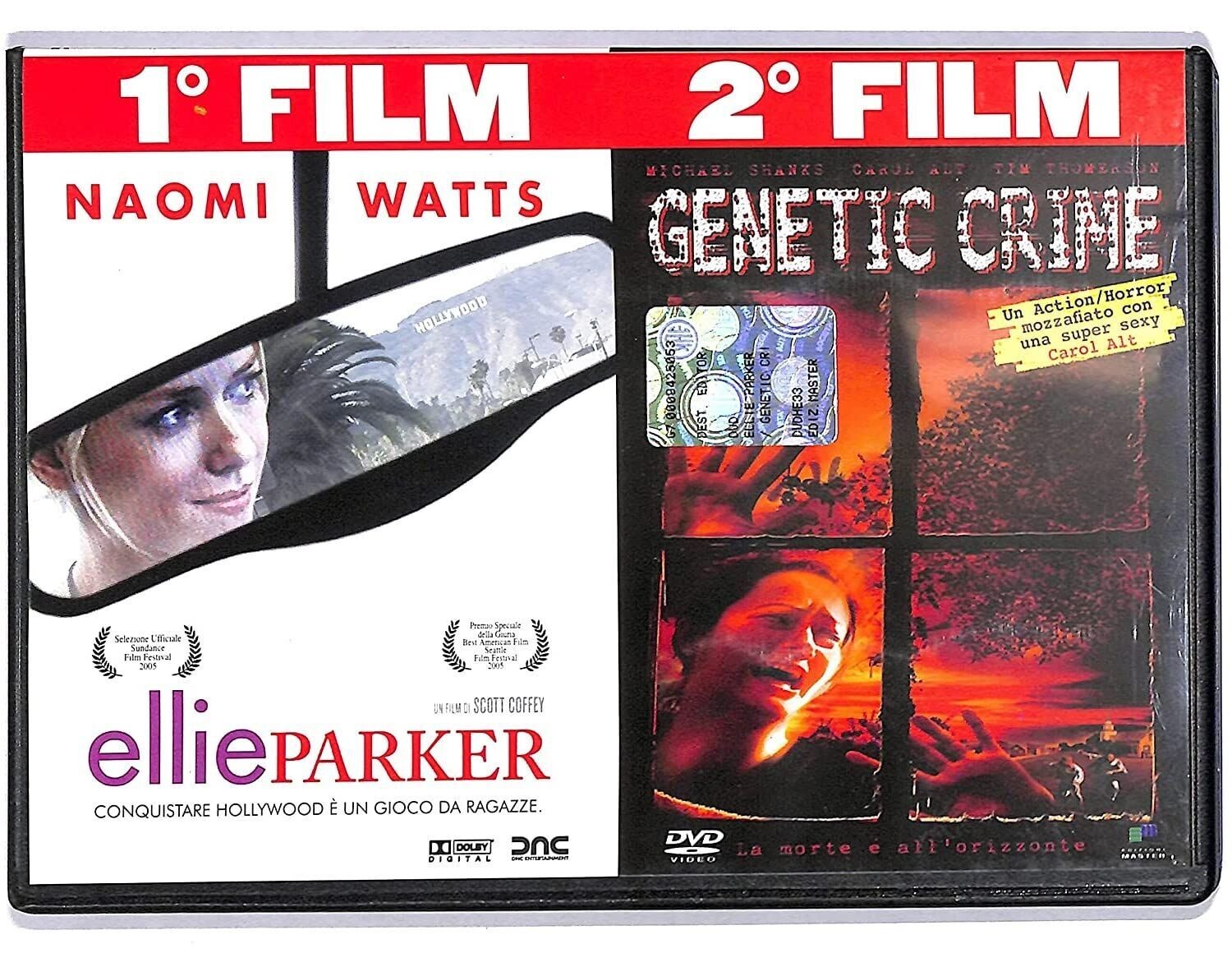 TeknoFilm - 1 DVD (2 Film) - Ellie Parker + Genetic crime (2005) - EDIZIONI MASTER