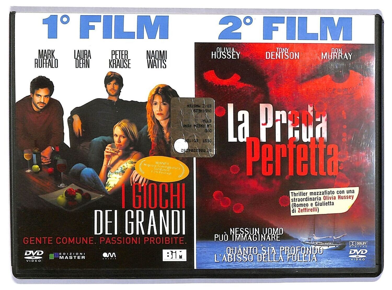TeknoFilm - 1 DVD (2 Film) - I giochi dei grandi (2004) + La preda perfetta (2001) - EDIZIONI MASTER
