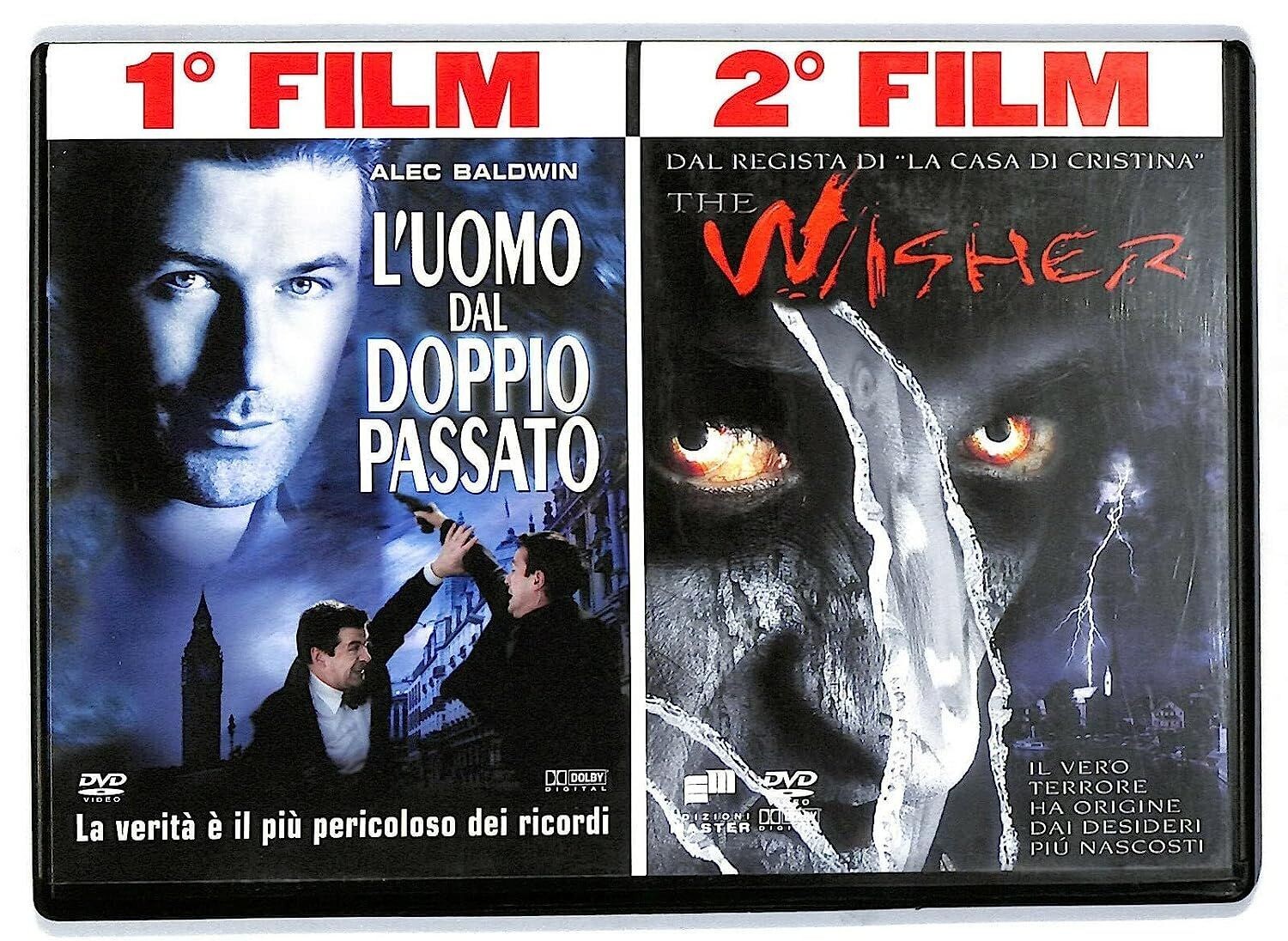 TeknoFilm - 1 DVD (2 Film) - L'uomo dal doppio passato (2003) + Wisher (2002) - EDIZIONI MASTER