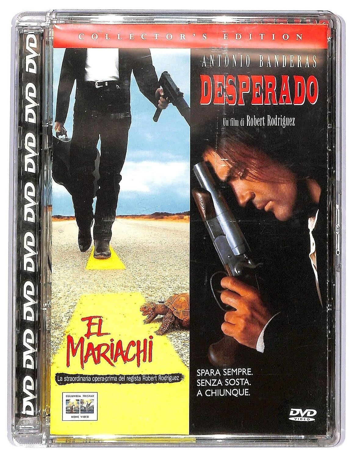 TeknoFilm - DVD – 2 FILM - EL MARIACHI (Jewel case) di Robert Rodriguez (1992) + DESPERADO di Robert Rodriguez (1995) [Lingua Inglese] - COLUMBIA TRISTAR