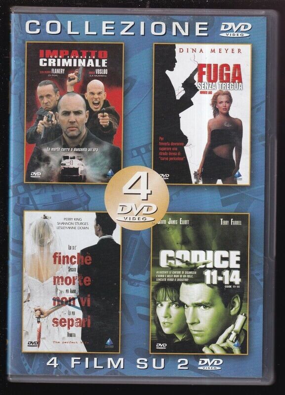 TeknoFilm - 2 DVD (4 Film) Impatto criminale + Fuga senza tregua + Finchè morte non vi separi + Codice 11-14 - PRISM