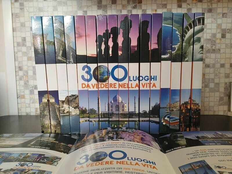 TeknoFilm - 16 DVD + 16 Libretti (Opera completa) – 300 LUOGHI DA VEDERE NELLA VITA - GAZZETTA DELLO SPORT