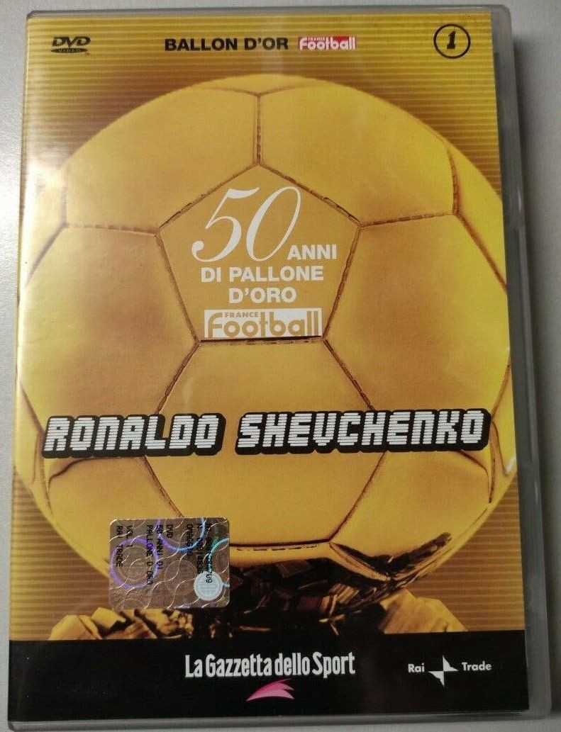 TeknoFilm - DVD - France football: 50 ANNI DI PALLONE D'ORO Vol. 01 - RONALDO - SHEVCHENKO (2005) - GAZZETTA DELLO SPORT