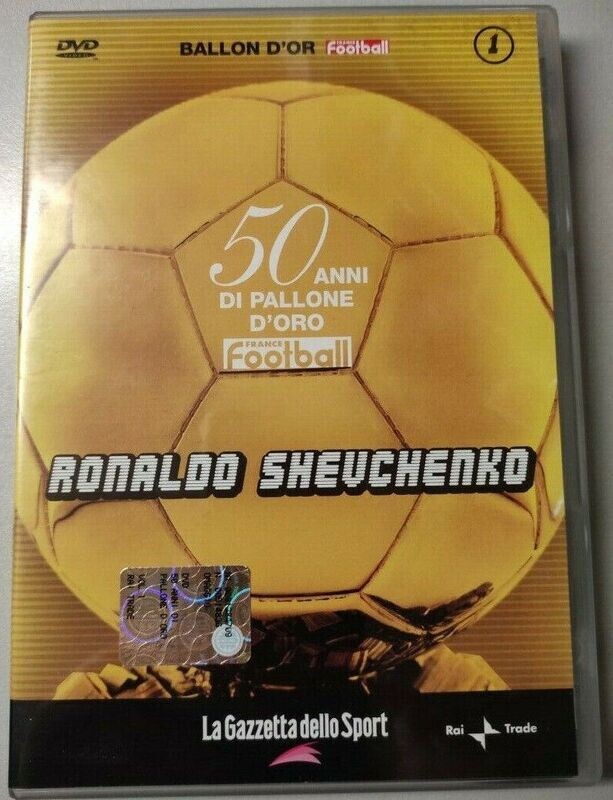 TeknoFilm - DVD - France football: 50 ANNI DI PALLONE D'ORO Vol. 01 - RONALDO - SHEVCHENKO (2005) - GAZZETTA DELLO SPORT