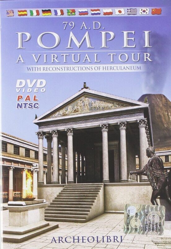 TeknoFilm - DVD (PAL + NTSC) - 79 A.D. POMPEI - A VIRTUAL TOUR WITH RECONSTRUCTIONES OF HERCULANEUM - ARCHEOLIBRI
