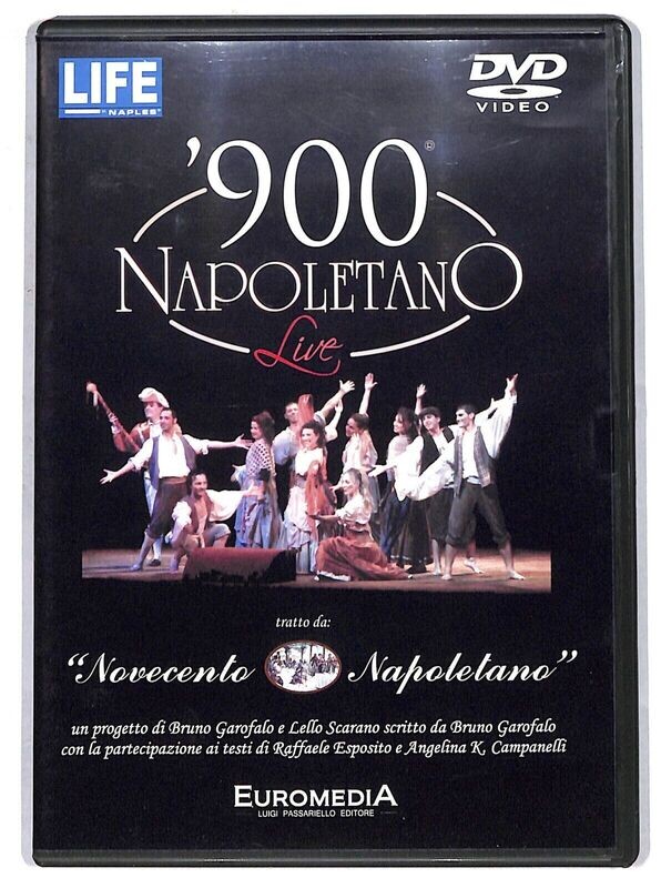 TeknoFilm - 2 DVD – '900 NAPOLETANO LIVE + LIFE IN NAPLES CONCERTO 2010 di Luigi Passariello