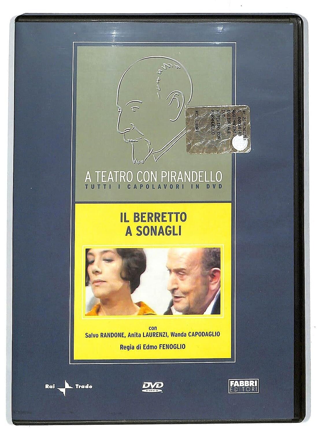 TeknoFilm - DVD - A teatro con Pirandello - IL BERRETTO A SONAGLI di Edmo Fenoglio (1970) - FABBRI EDITORI