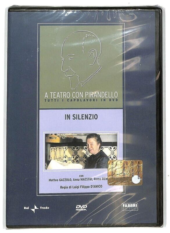 TeknoFilm - DVD - A teatro con Pirandello - IN SILENZIO di Luigi Filippo D'amico (1985) - FABBRI EDITORI