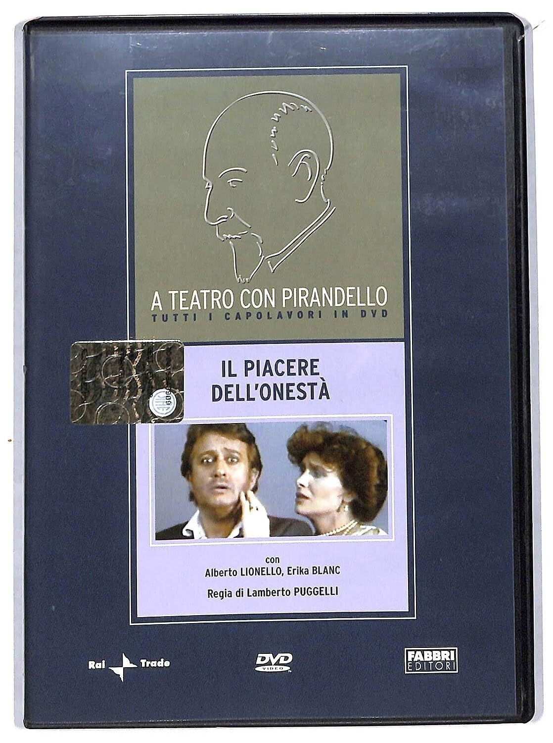 TeknoFilm - DVD - A teatro con Pirandello - IL PIACERE DELL'ONESTA' di Lamberto Puggelli (1982) - FABBRI EDITORI