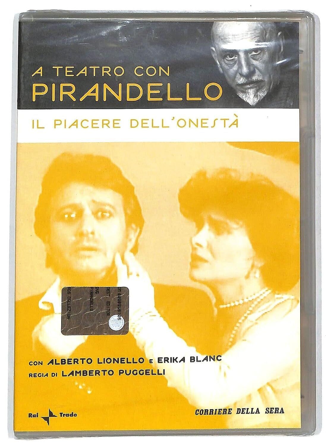 TeknoFilm - DVD - A teatro con Pirandello - IL PIACERE DELL'ONESTA' di Lamberto Puggelli (1982) - CORRIERE DELLA SERA