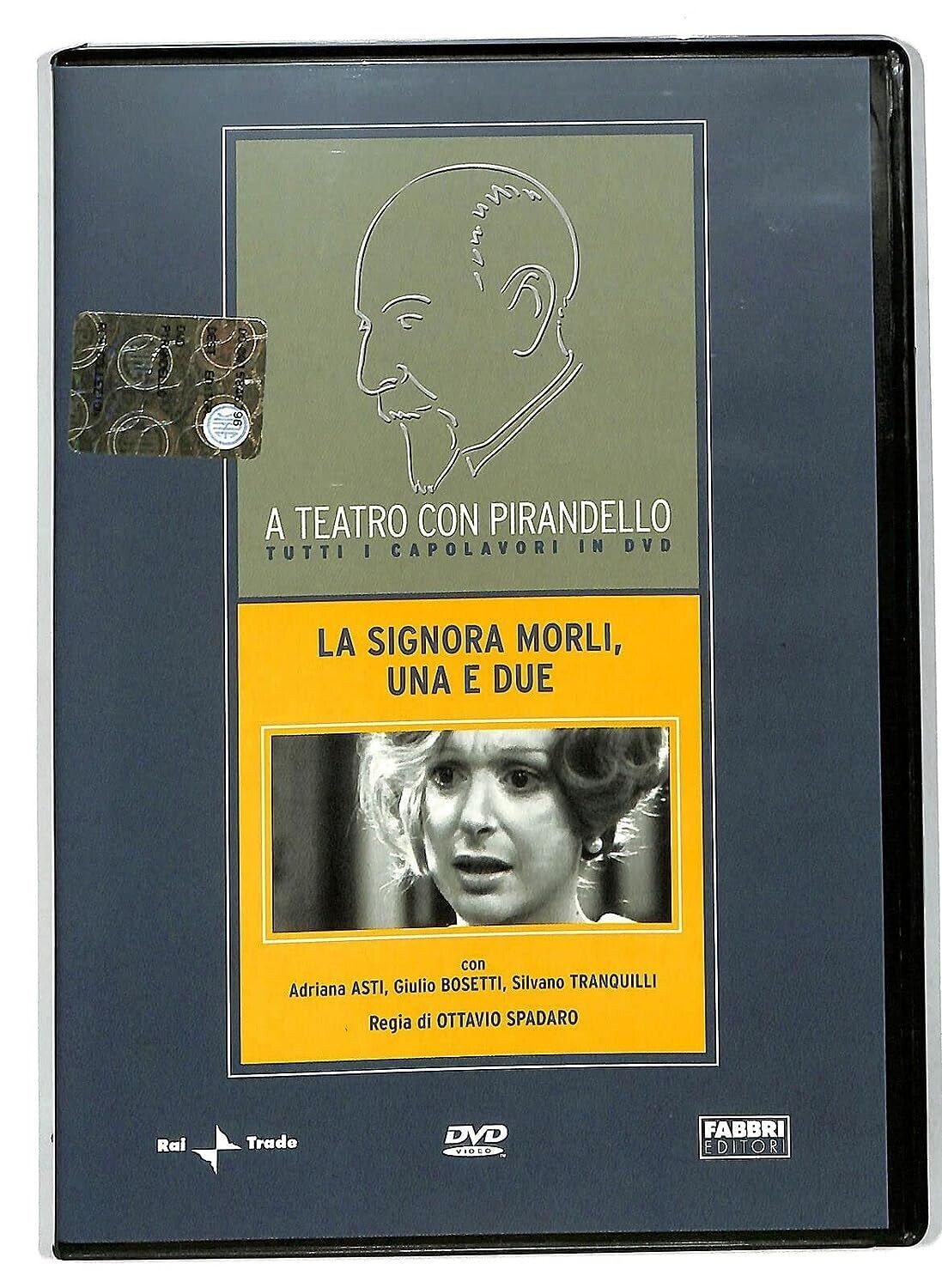 TeknoFilm - DVD - A teatro con Pirandello - LA SIGNORA MORLI, UNA E DUE di Ottavio Spadaro (1972) - FABBRI EDITORI