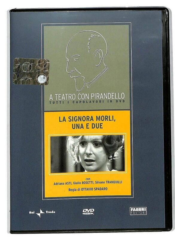 TeknoFilm - DVD - A teatro con Pirandello - LA SIGNORA MORLI, UNA E DUE di Ottavio Spadaro (1972) - FABBRI EDITORI