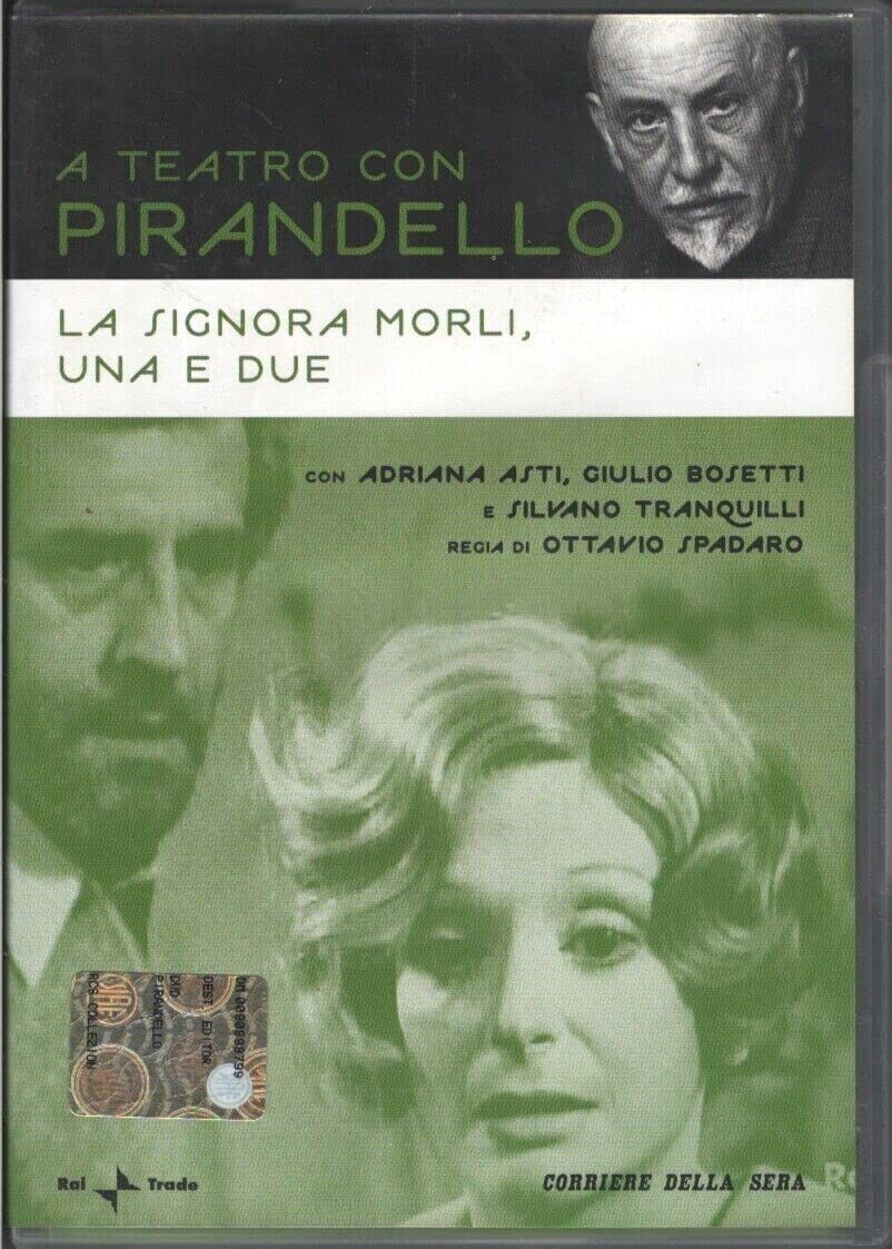 TeknoFilm - DVD - A teatro con Pirandello - LA SIGNORA MORLI, UNA E DUE di Ottavio Spadaro (1972) - CORRIERE DELLA SERA