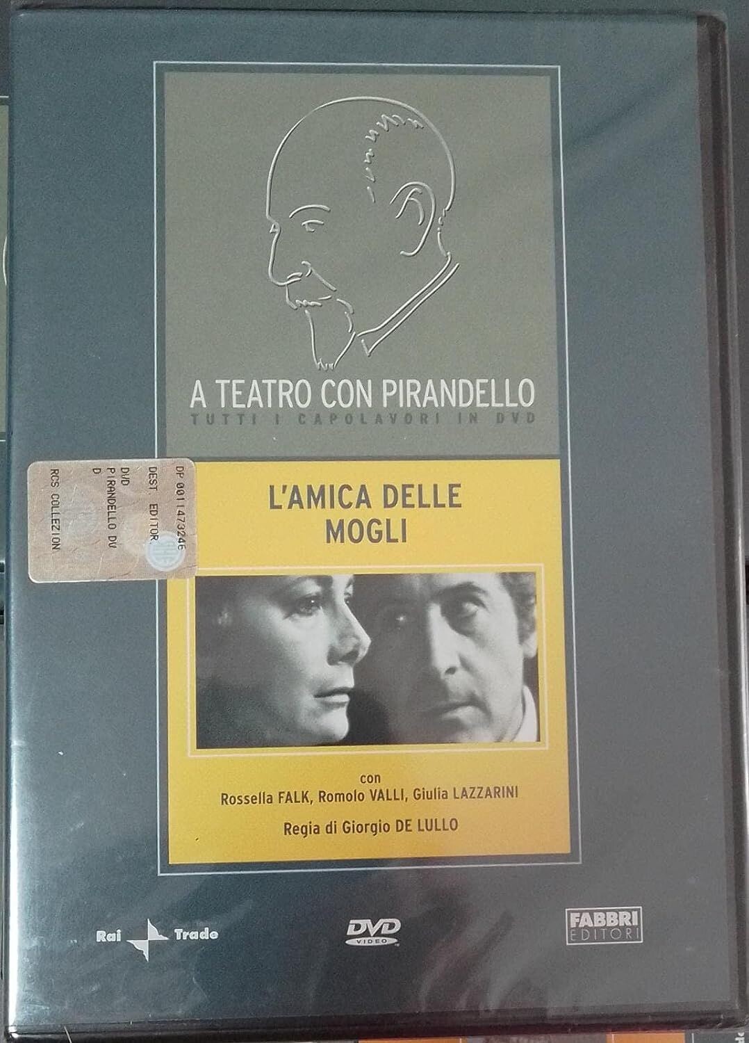 TeknoFilm - DVD - A teatro con Pirandello - L'AMICA DELLE MOGLI di Giorgio De Lullo (1970) - FABBRI EDITORI