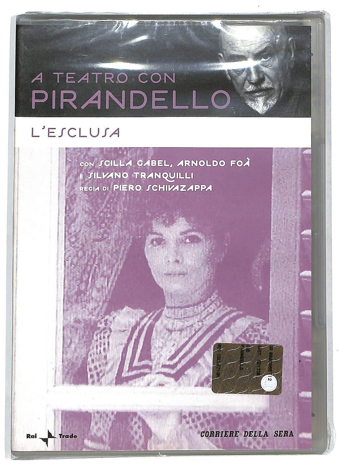 TeknoFilm - DVD - A teatro con Pirandello - L'ESCLUSA di Piero Schivazappa (1980) - CORRIERE DELLA SERA