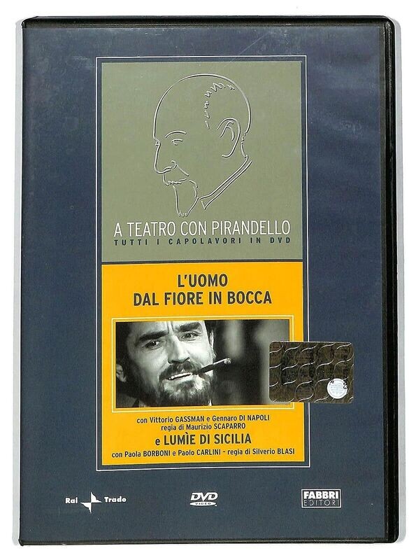 TeknoFilm - DVD - A teatro con Pirandello - L'UOMO DAL FIORE IN BOCCA (Maurizio Scaparro 1970) + LUMIE DI SICILIA (Silverio Blasi 1956) - FABBRI EDITORI TeknoFilm - DVD - A teatro con Pirandello - L'UOMO DAL FIORE IN BOCCA (Maurizio Scaparro 1970) + LUMIE DI SICILIA (Silverio Blasi 1956) - FABBRI EDITORI