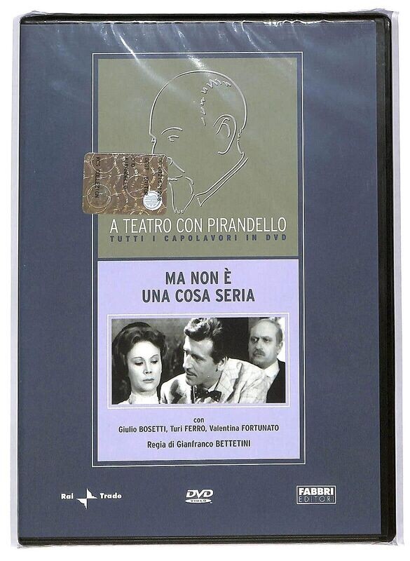 TeknoFilm - DVD - A teatro con Pirandello - MA NON E' UNA COSA SERIA di Gianfranco Bettetini (1964) - FABBRI EDITORI TeknoFilm - DVD - A teatro con Pirandello - MA NON E' UNA COSA SERIA di Gianfranco Bettetini (1964) - FABBRI EDITORI