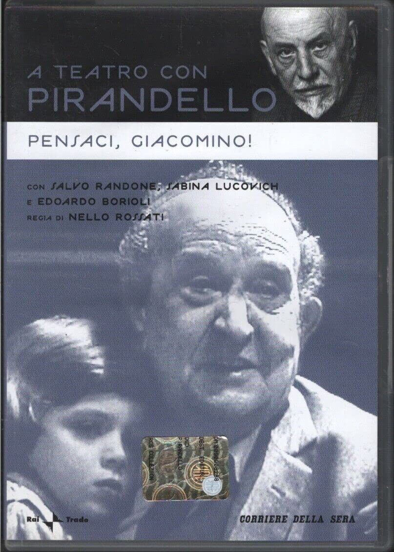 TeknoFilm - DVD - A teatro con Pirandello - PENSACI, GIACOMINO! di Nello Rossati (1986) - CORRIERE DELLA SERA