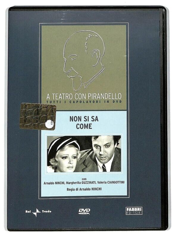 TeknoFilm - DVD - A teatro con Pirandello - NON SI SA COME di Arnaldo Ninchi (1978) - FABBRI EDITORI TeknoFilm - DVD - A teatro con Pirandello - NON SI SA COME di Arnaldo Ninchi (1978) - FABBRI EDITORI