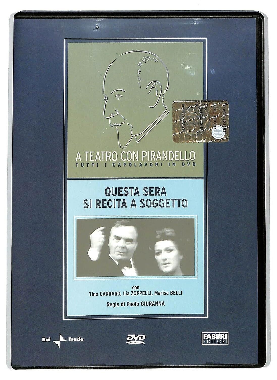 TeknoFilm - DVD - A teatro con Pirandello - QUESTA SERA SI RECITA A SOGGETTO di Paolo Giuranna (1968) - FABBRI EDITORI