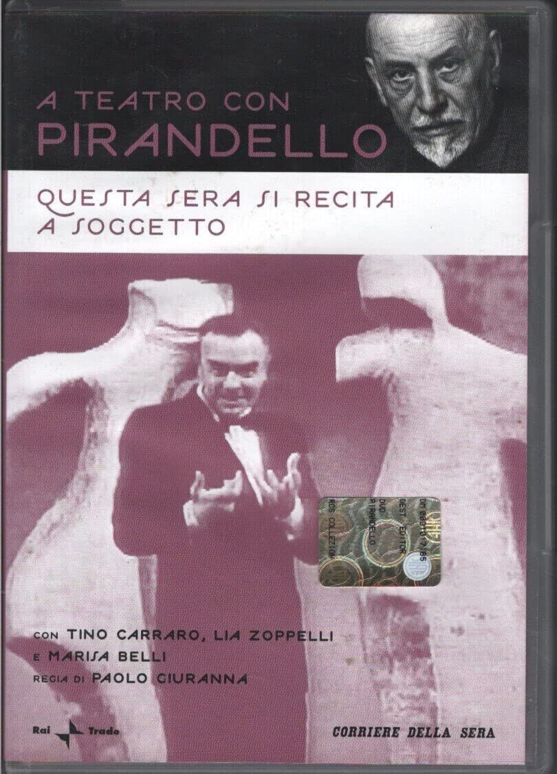 TeknoFilm - DVD - A teatro con Pirandello - QUESTA SERA SI RECITA A SOGGETTO di Paolo Giuranna (1968) - CORRIERE DELLA SERA