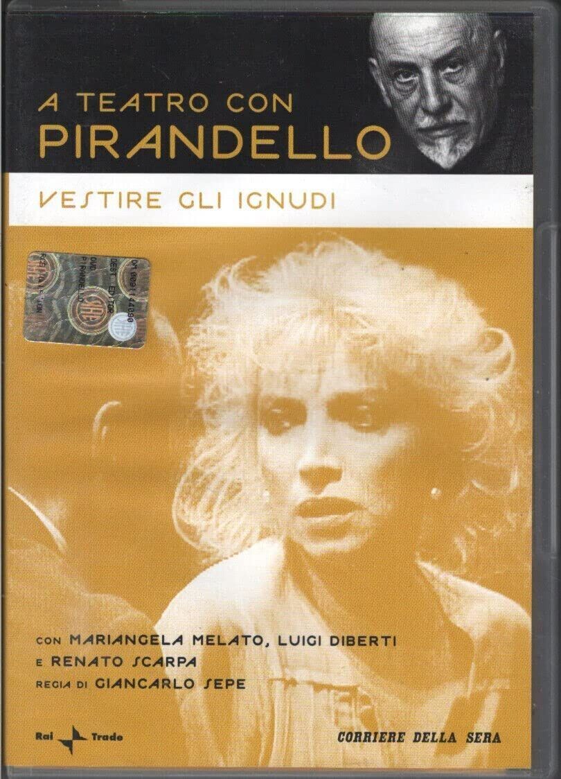 TeknoFilm - DVD - A teatro con Pirandello - VESTIRE GLI IGNUDI di Giancarlo Sepe (1986) - CORRIERE DELLA SERA