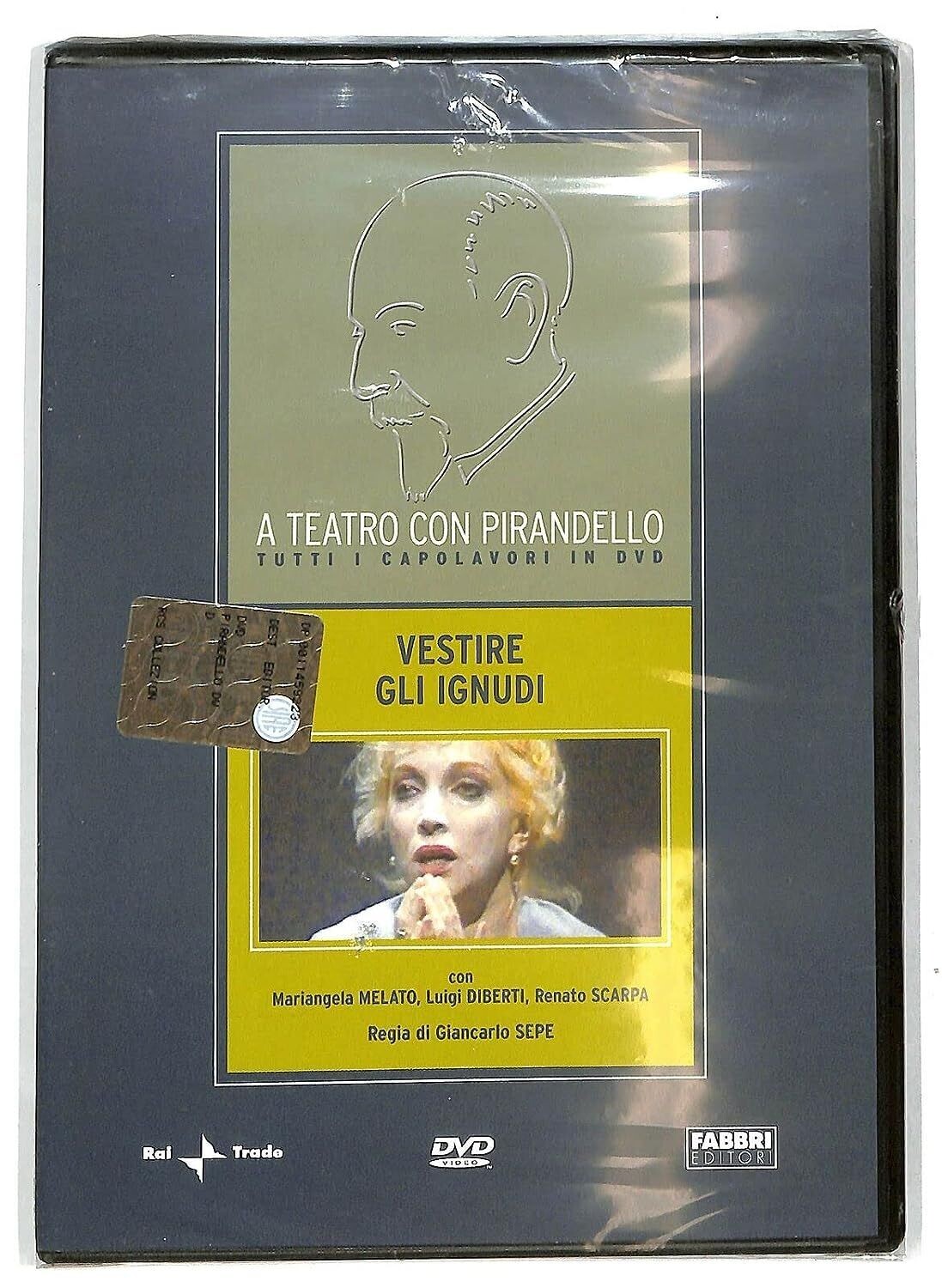 TeknoFilm - DVD - A teatro con Pirandello - VESTIRE GLI IGNUDI di Giancarlo Sepe (1986) - FABBRI EDITORI