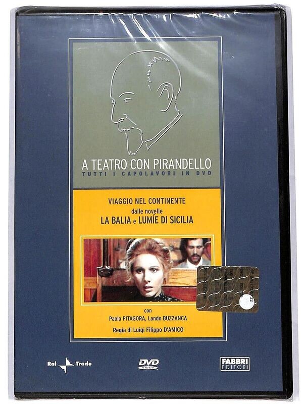 TeknoFilm - DVD - A teatro con Pirandello - VIAGGIO NEL CONTINENTE (Dalle novelle La balia e Lumìe di Sicilia) di Luigi Filippo D'amico (1968) - FABBRI EDITORI TeknoFilm - DVD - A teatro con Pirandello - VIAGGIO NEL CONTINENTE (Dalle novelle La balia e Lumìe di Sicilia) di Luigi Filippo D'amico (1968) - FABBRI EDITORI
