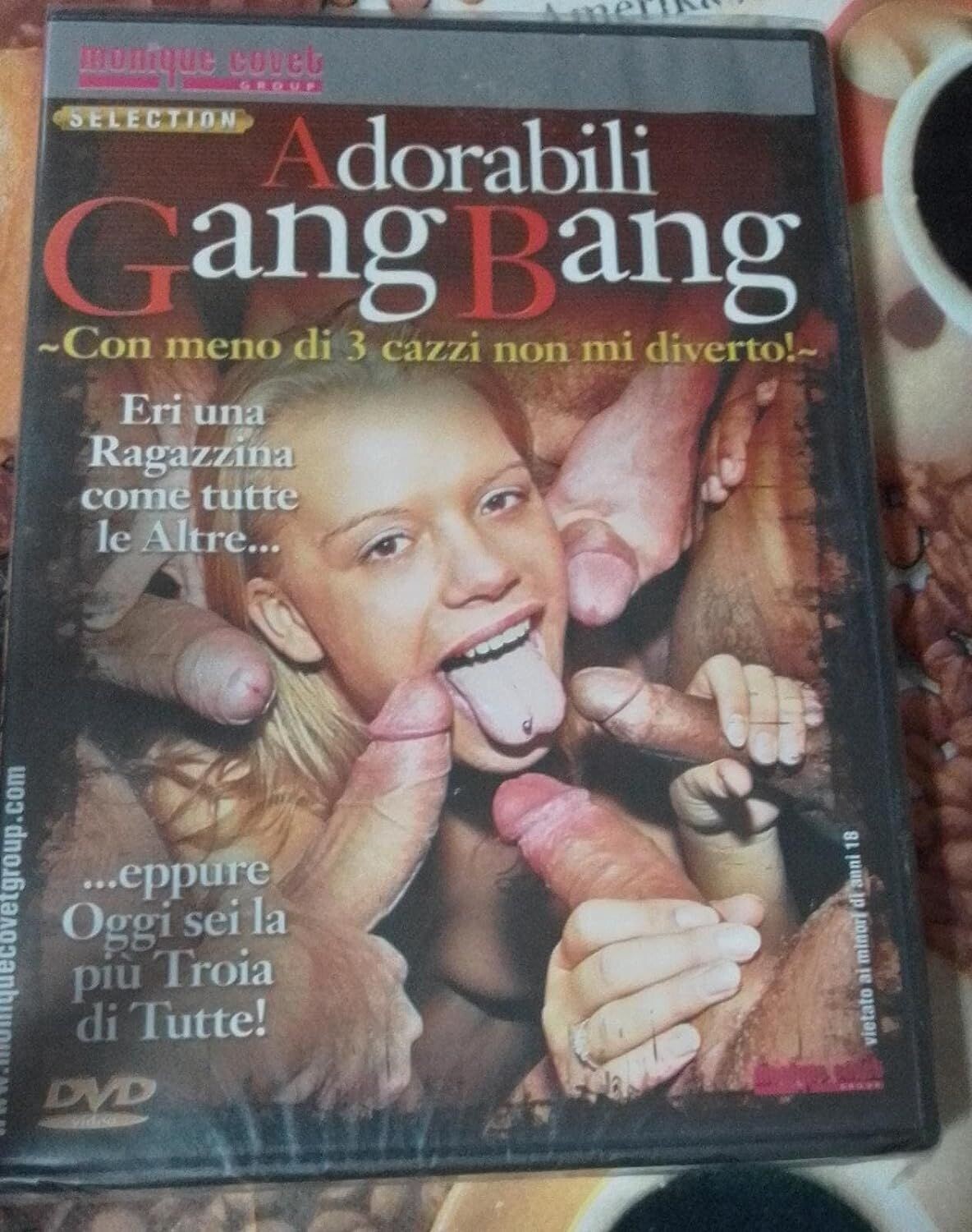 TeknoFilm - DVD (Lingua Tedesca) – ADORABILI GANG BANG - MONIQUE COVET