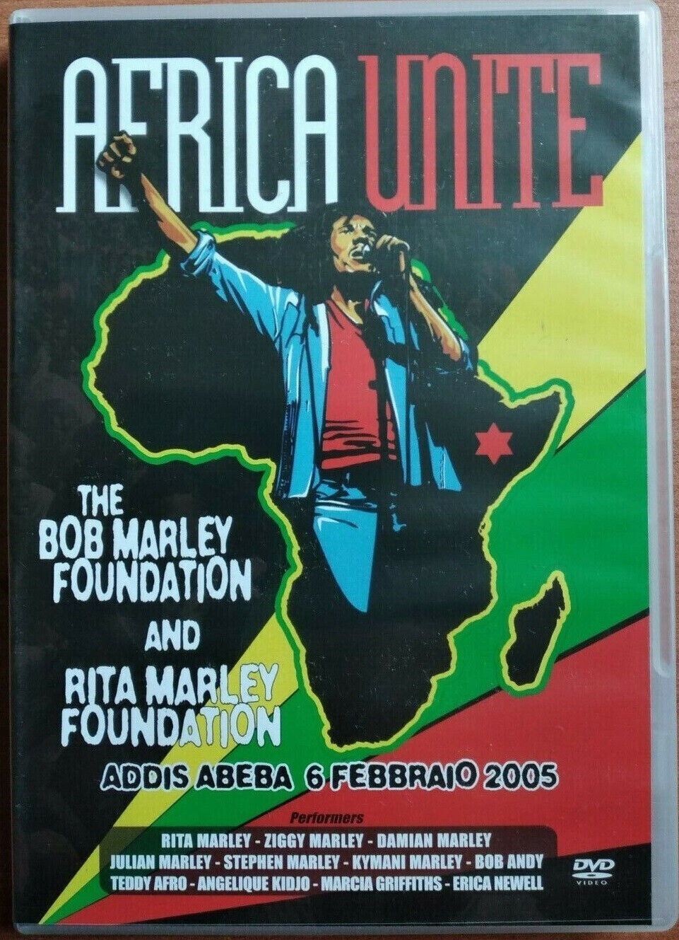 TeknoFilm - DVD – AFRICA UNITE - THE BOB MARLEY FOUDATION - ADDIS ABEBA 6 FEBBRAIO 2005 - L'ESPRESSO