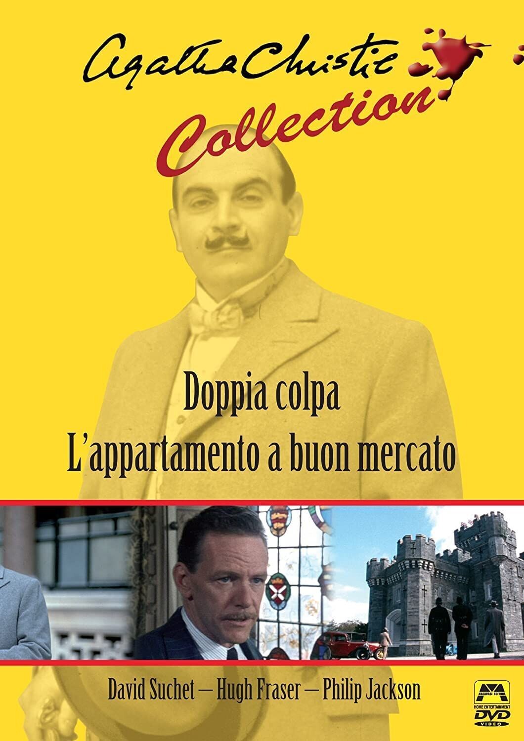 TeknoFilm - DVD - Agatha Christie Collection - DOPPIA COLPA (Richard Spence 1990) + L'APPARTAMENTO A BUON MERCATO (Richard Spence 1990) - MALAVASI