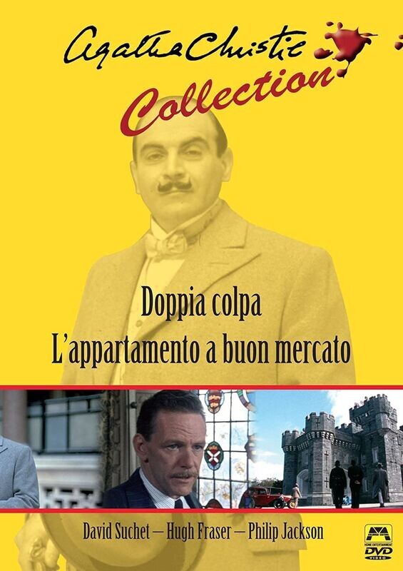 TeknoFilm - DVD - Agatha Christie Collection - DOPPIA COLPA (Richard Spence 1990) + L'APPARTAMENTO A BUON MERCATO (Richard Spence 1990) - MALAVASI TeknoFilm - DVD - Agatha Christie Collection - DOPPIA COLPA (Richard Spence 1990) + L'APPARTAMENTO A BUON MERCATO (Richard Spence 1990) - MALAVASI