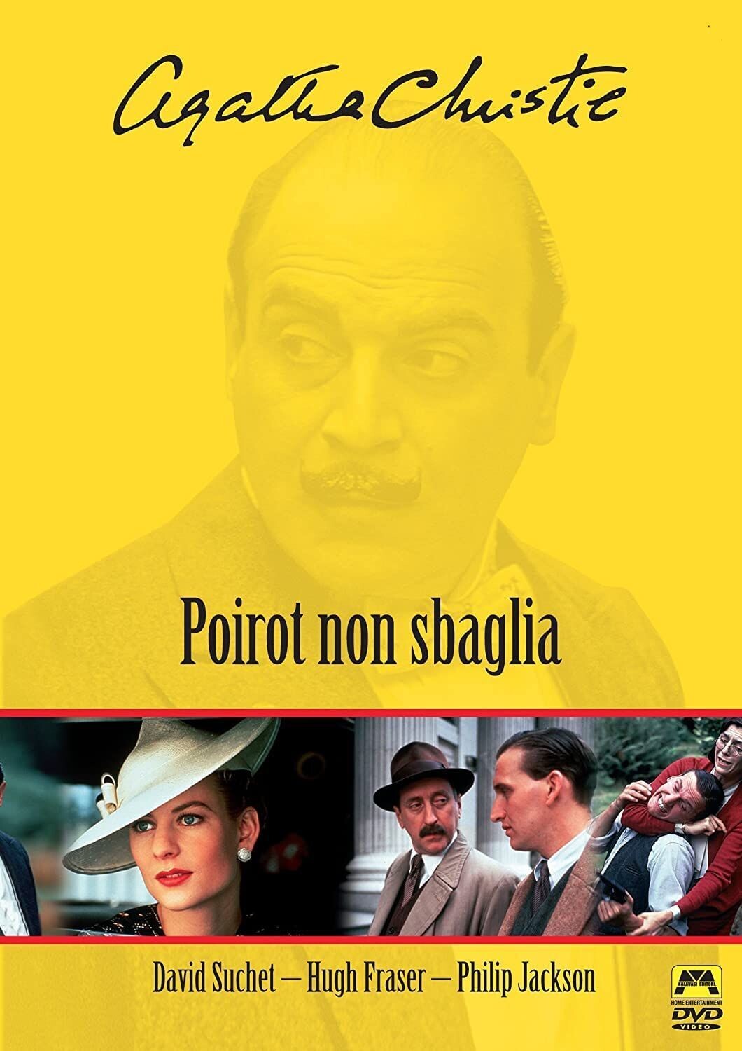TeknoFilm - DVD - Agatha Christie - POIROT NON SBAGLIA di Ross Devenish (1992) - MALAVASI