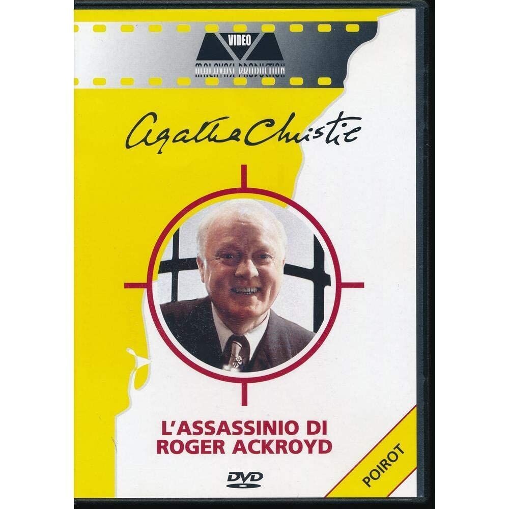 TeknoFilm - DVD - Agatha Christie - L'ASSASSINIO DI ROGER ACKROYD di Andrew Grieve (1999) - MALAVASI