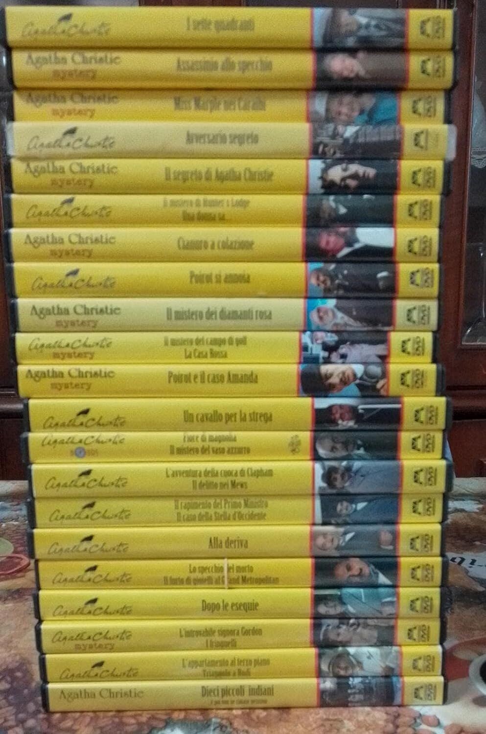 TeknoFilm - 21 DVD - Agatha Christie (Poirot) - MALAVASI